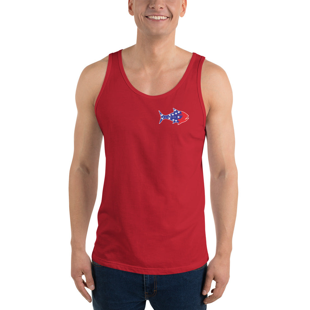 RWB and Stars tank top